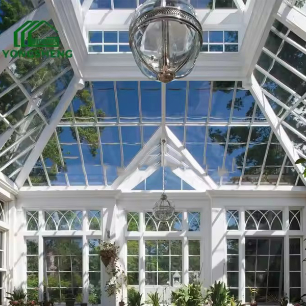 yongsheng victorian steel garden greenhouse for sale